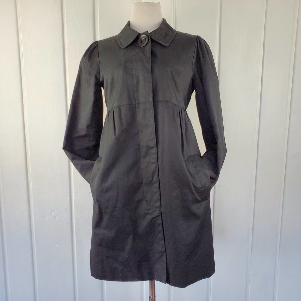 B.B Dakota Steve Madden Black Split Tail Women's Pea Coat Size Medium